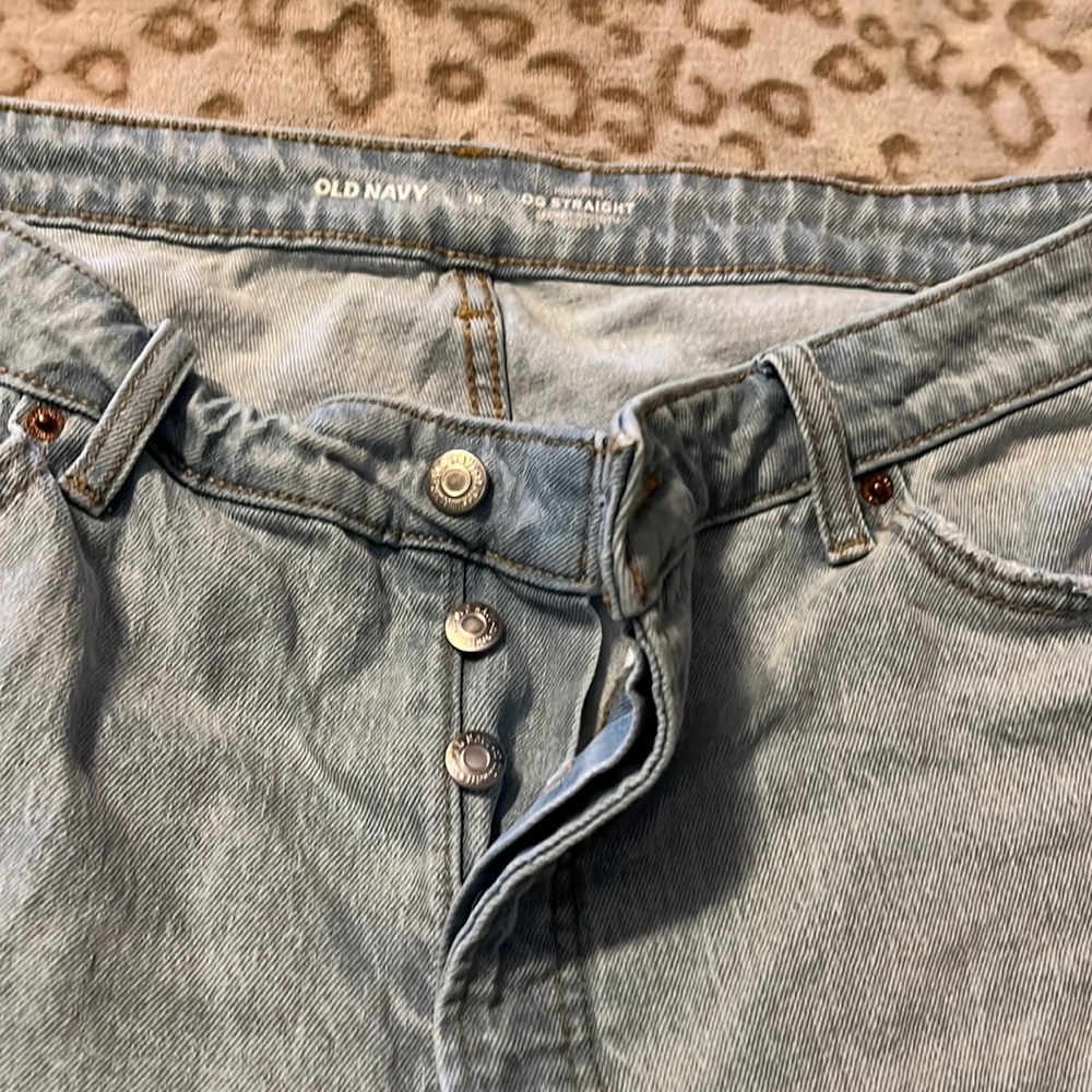Old Navy straight button fly